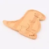 Sass & Belle Kinder Teller Dinosaurier Bambus 19,5x18cm