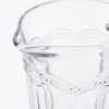 Sass & Belle Krug Glas Punkte grau transparent 20x18cm