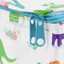 Sass & Belle Mini Kühltasche Dinosaurier weiß bunt 21x13x16cm