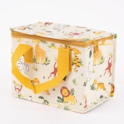 Sass & Belle Mini Kühltasche Savannah Safari creme gelb mehrfarbig 21x16x13cm