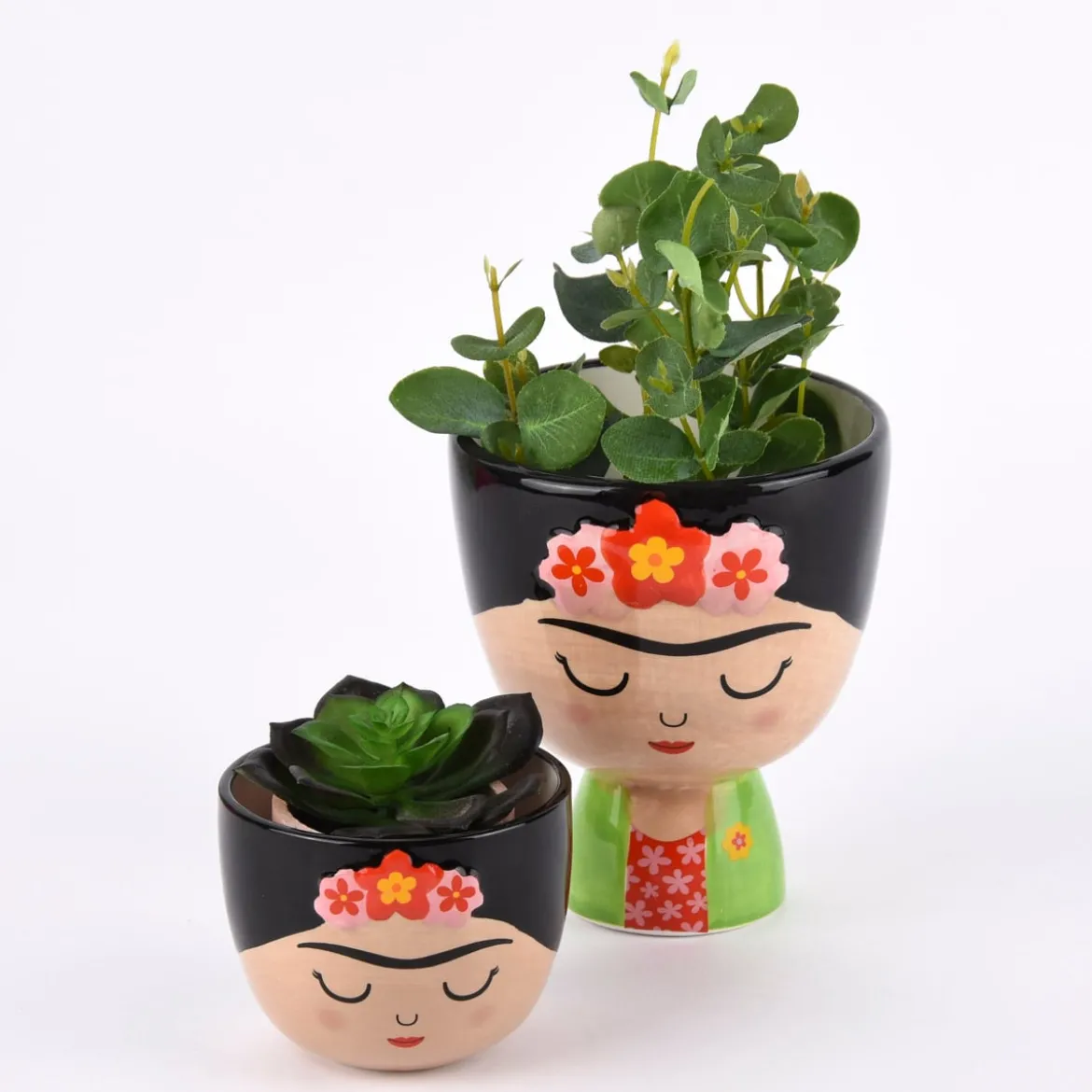 Sass & Belle mini Pflanztopf Frida Kahlo® 9x7cmm