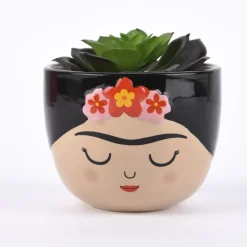 Sass & Belle mini Pflanztopf Frida Kahlo® 9x7cmm