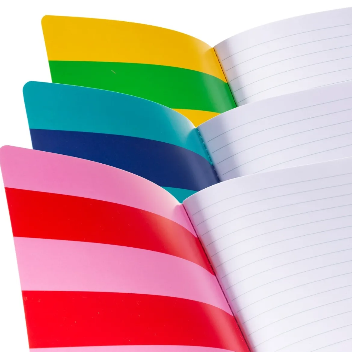 Sass & Belle Notizbuch liniert Bright Ideas DIN A5 rot grün oder blau
