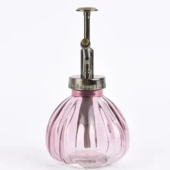 Sass & Belle Pflanzensprüher Glas rosa 8x16,5cm