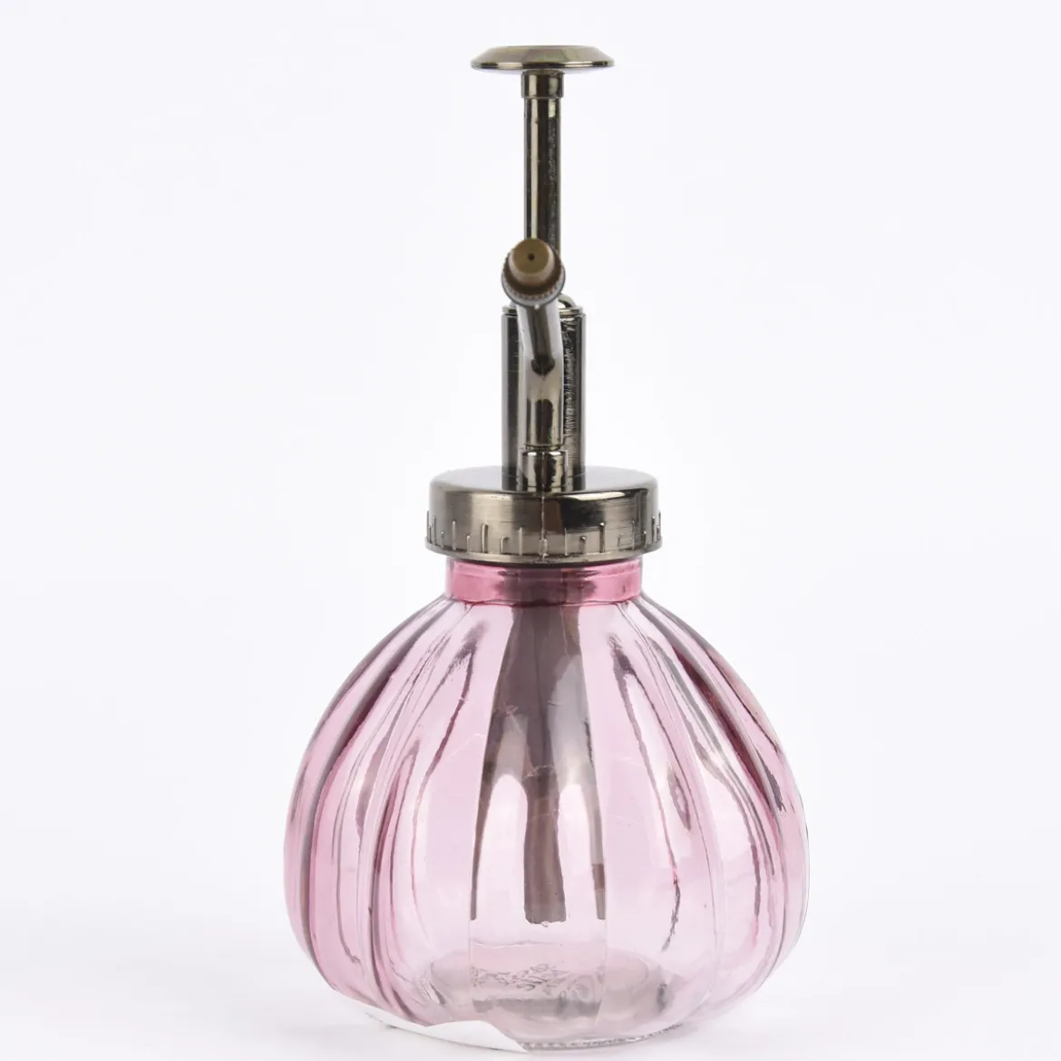 Sass & Belle Pflanzensprüher Glas rosa 8x16,5cm