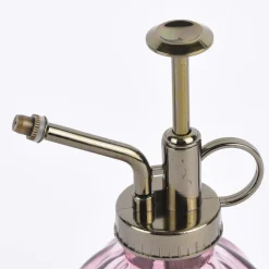 Sass & Belle Pflanzensprüher Glas rosa 8x16,5cm