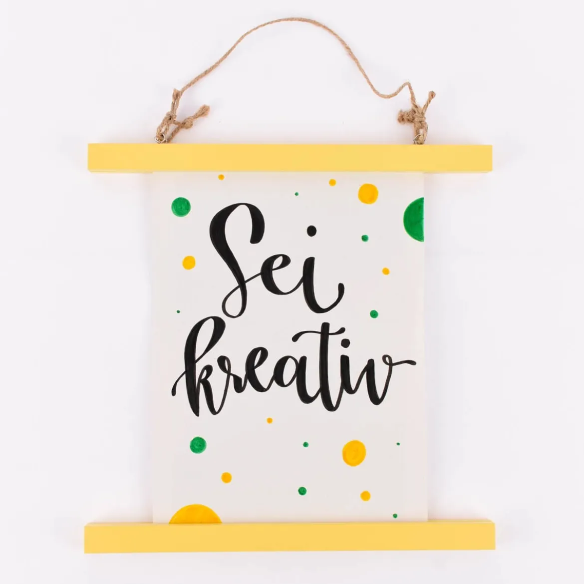 Sass & Belle Posterleiste magnetisch gelb A4 31cm