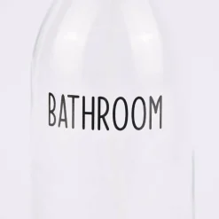 Sass & Belle Sprühflasche mit Aufschrift Glas klar schwarz 9x22,5cm verschiedene Varianten