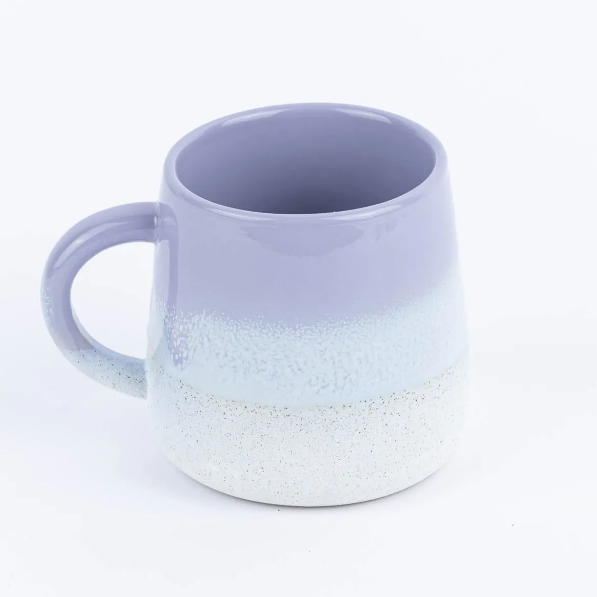 Sass & Belle Tasse Mojave glasiert Steinzeug lila weiß 350ml