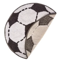 Sass & Belle Teppich Badematte Fußball 58x58cm