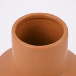 Sass & Belle Vase abstrakt matt Terrakotta 21x10,5x10,5cm