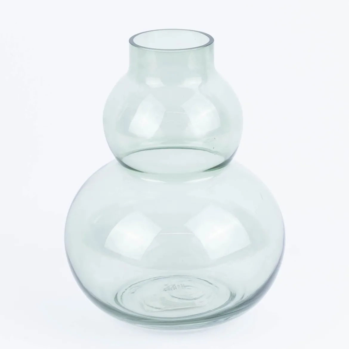 Sass & Belle Vase doppelbauchig Pebble grün 25,5x19cm