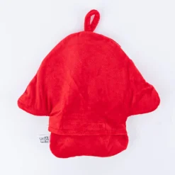 Sass & Belle Wärmflasche für Kinder Pilz Plüsch rot weiß 28x30cm