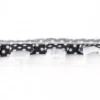 Satinband mit Organza und Punkten schwarz 1,9cm