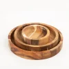 Schale aus Akazienholz FSC lebensmittelecht 10x3cm (DxH)