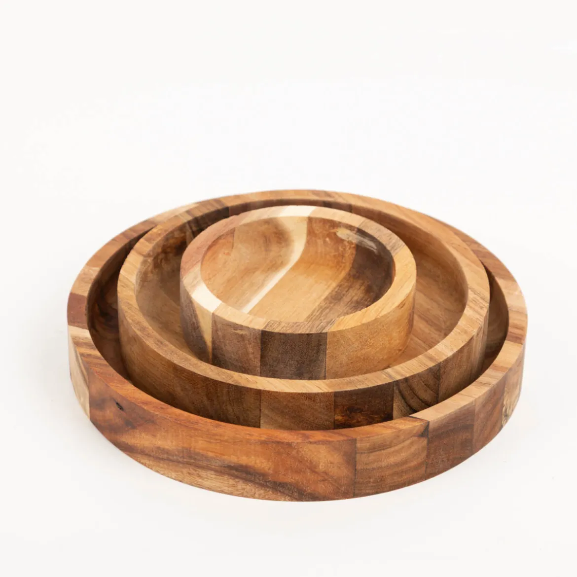 Schale aus Akazienholz FSC lebensmittelecht 10x3cm (DxH)