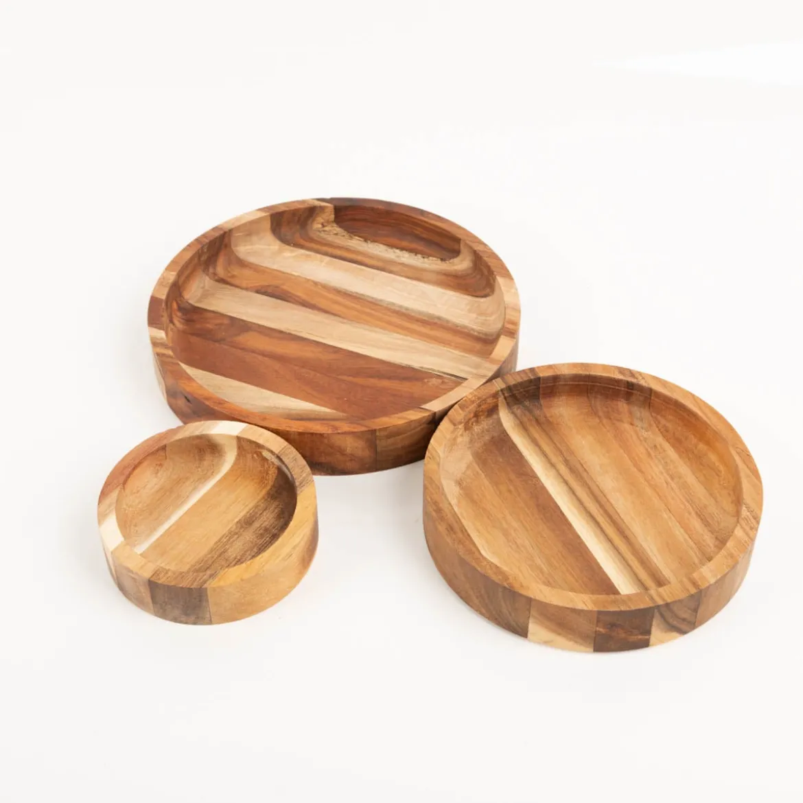 Schale aus Akazienholz FSC lebensmittelecht 16x3cm (DxH)