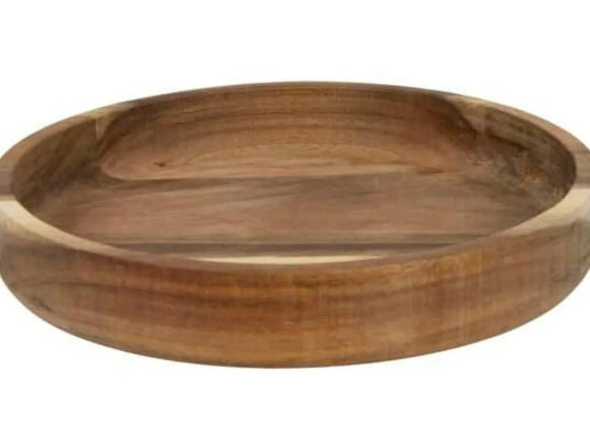 Schale aus Akazienholz FSC lebensmittelecht 20x3cm (DxH)
