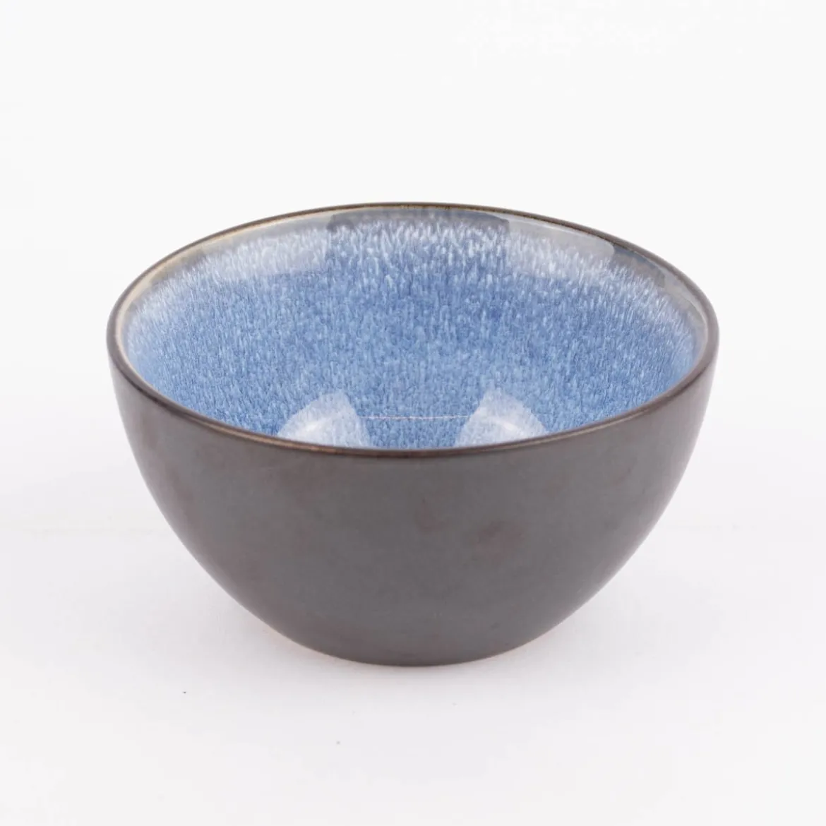 Schale Bowl klein reactive glaze reaktive Glasur blau 12x6cm (DxH)