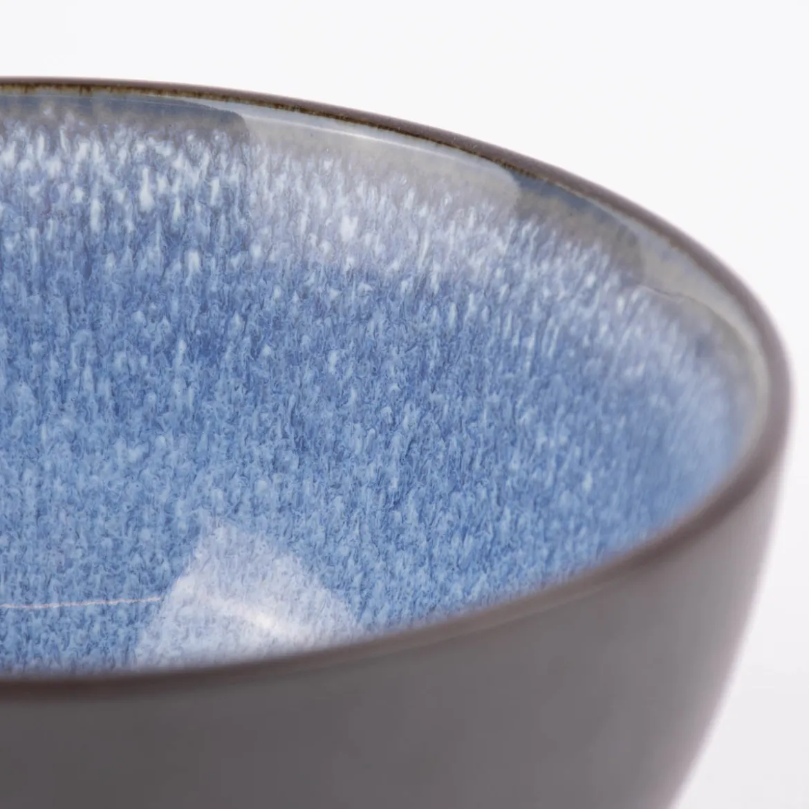 Schale Bowl klein reactive glaze reaktive Glasur blau 12x6cm (DxH)