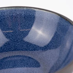 Schale Bowl mini reactive glaze reaktive Glasur dunkelblau 12x4cm (DxH)