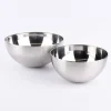 Schale Metall Edelstahloptik silberfarbig 23,5x12cm