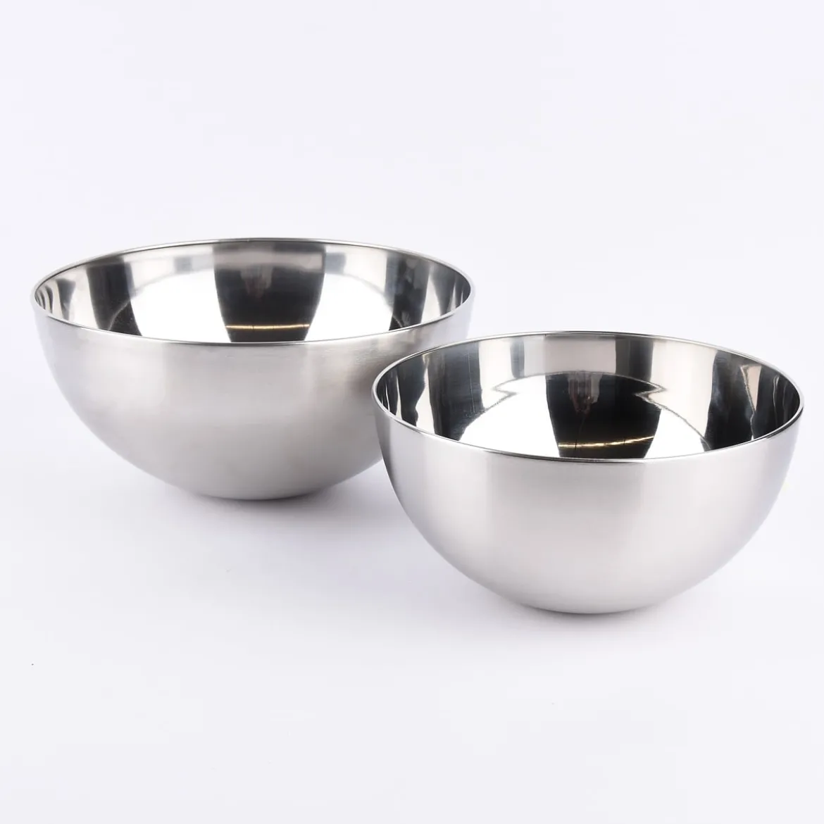 Schale Metall Edelstahloptik silberfarbig 23,5x12cm