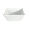 Schale Porzellan weiß 14x14x6cm