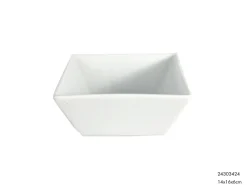 Schale Porzellan weiß 14x14x6cm