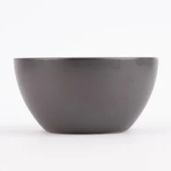 Schale reactive glaze reaktive Glasur schwarz türkis14x7,5cm