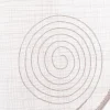 Scheibengardinen Meterware nähfrei Spiralen weiß grau 45cm Höhe