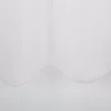 Scheibengardinen Meterware Batist Stickerei uni wollweiß 70cm hoch