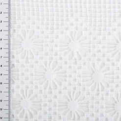 Scheibengardinen Meterware Häkelgardine ecru 50cm hoch