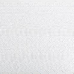 Scheibengardinen Meterware Häkelgardine ecru 50cm hoch