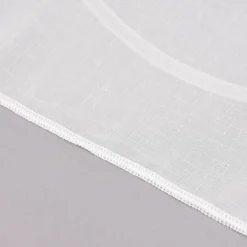 Scherli Gardinenstoff EASY CARE transparent Leinenstrukur Grafik Schlingendessin ecru 2,95m Höhe