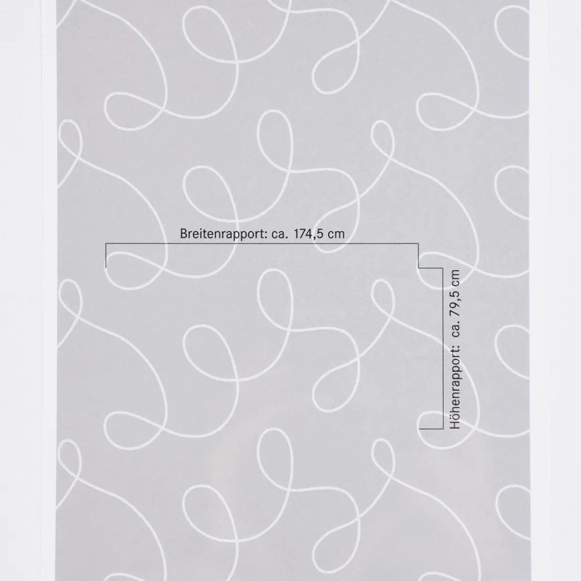 Scherli Gardinenstoff EASY CARE transparent Leinenstrukur Grafik Schlingendessin ecru 2,95m Höhe