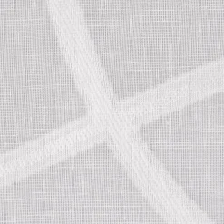 Scherli Gardinenstoff EASY CARE transparent Leinenstrukur Grafik Schlingendessin ecru 2,95m Höhe