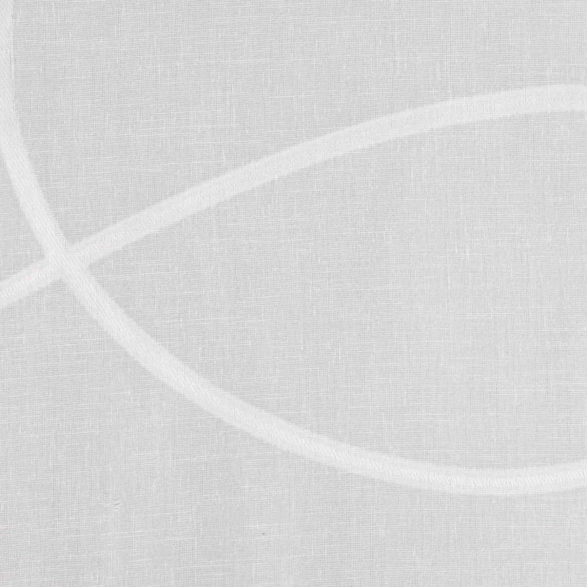 Scherli Gardinenstoff EASY CARE transparent Leinenstrukur Grafik Schlingendessin ecru 2,95m Höhe