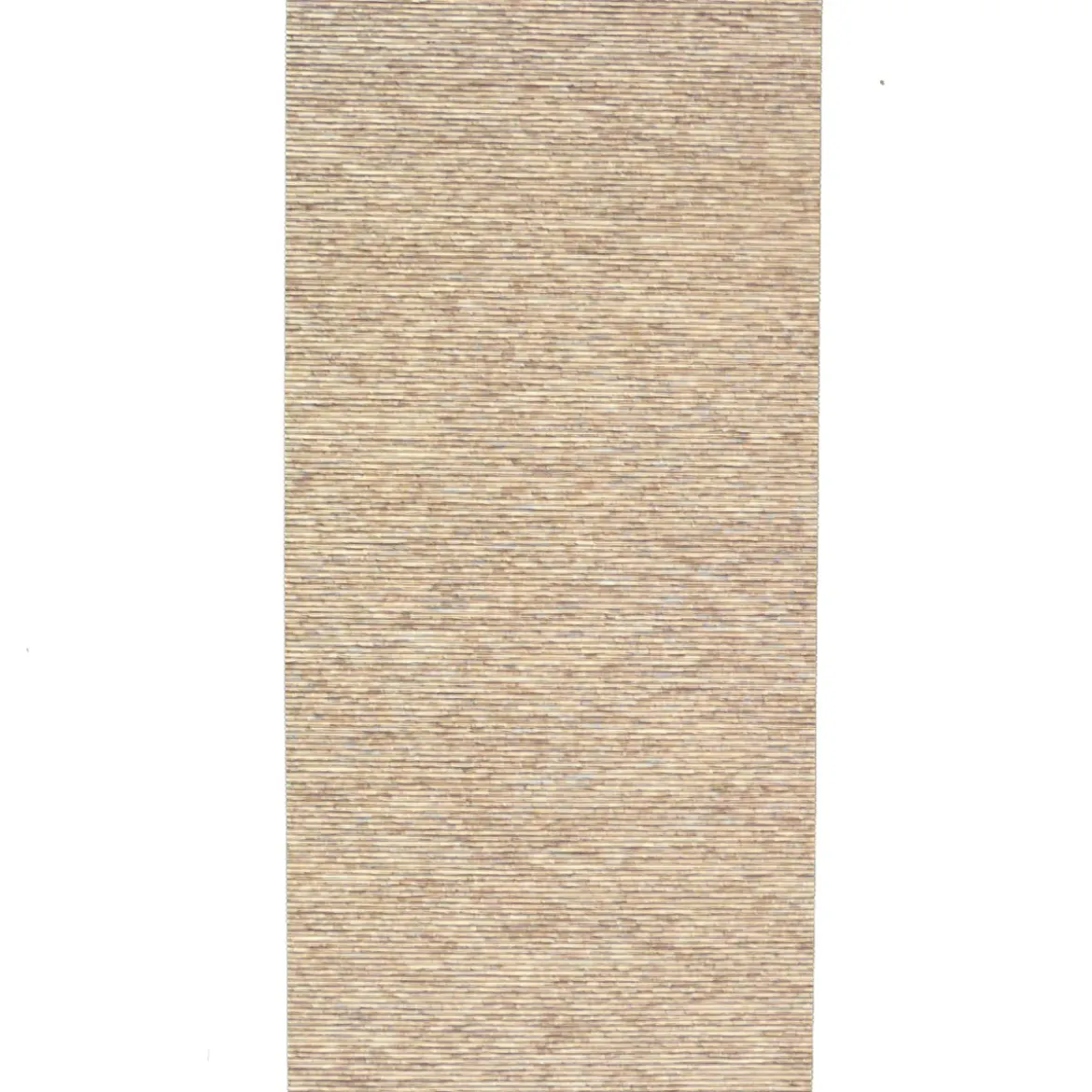 Schiebegardine Meterware Bambusoptik Streifen braun meliert 40cm Breite