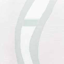 Schiebegardinen Meterware Ausbrenner Swirl Kreise weiß grün 60cm Breite