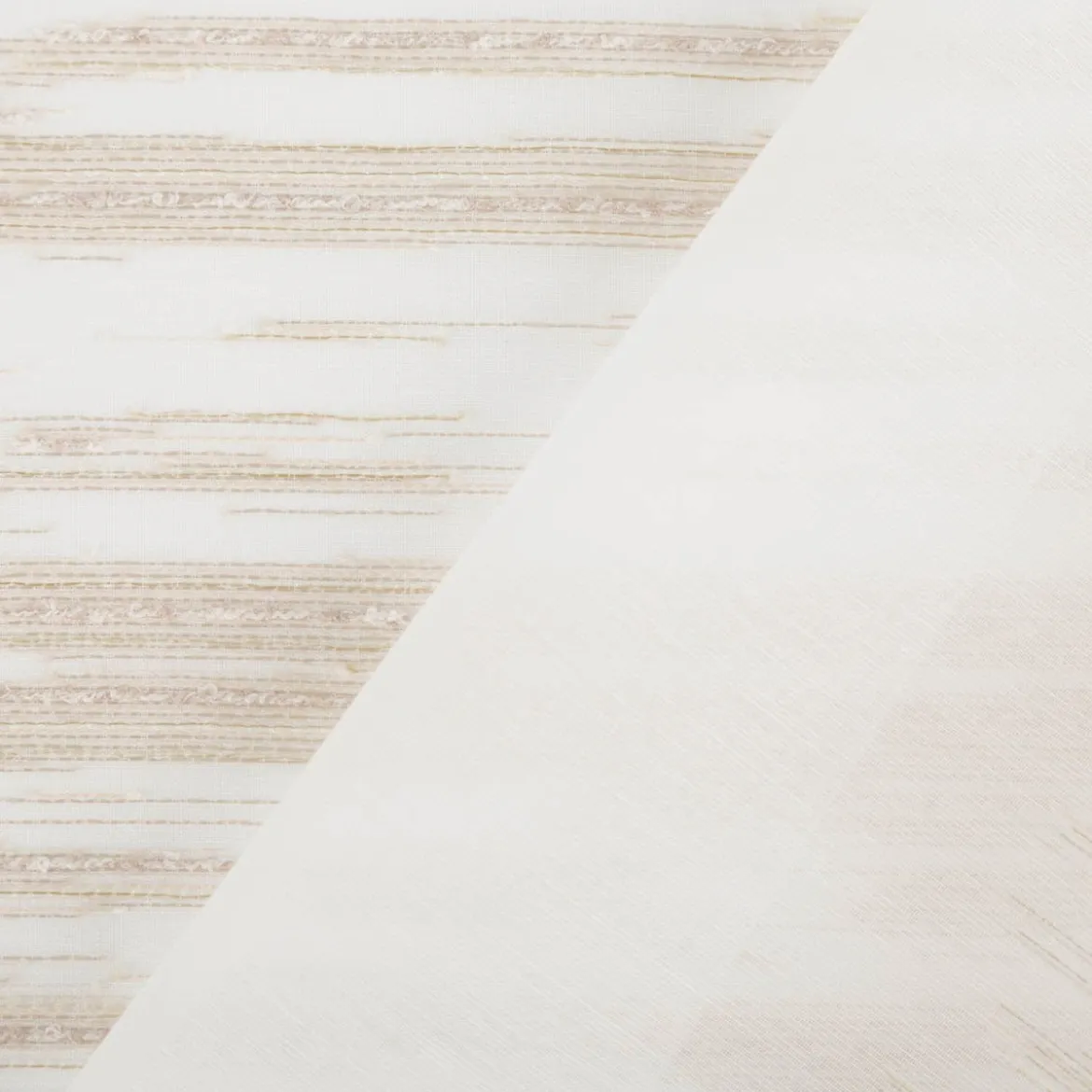 Schiebegardinen Meterware INA ECO Scherl ecru beige 60cm Breite