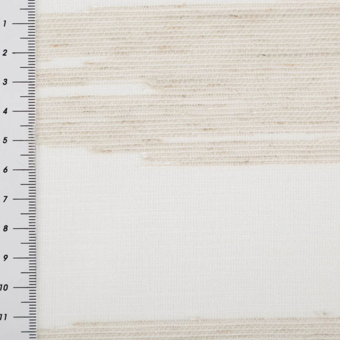 Schiebegardinen Meterware Race Scherlistreifen ecru beige 60cm Breite