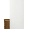 Schiebevorhang Flächenvorhang Saros uni weiß 245x60cm