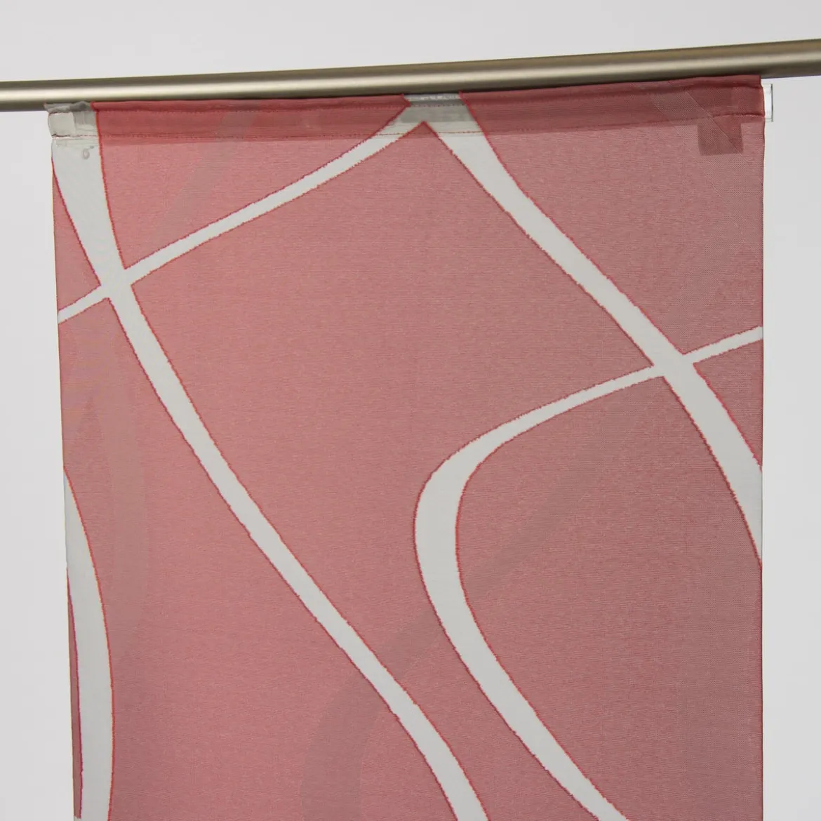 Schiebevorhang Flächenvorhang Wave rot 245x60cm