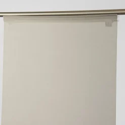 Schiebevorhang Flächenvorhang Saros uni stein 245x60cm