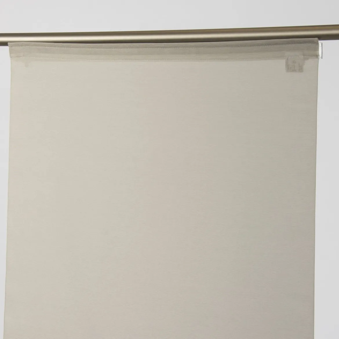 Schiebevorhang Flächenvorhang Saros uni stein 245x60cm