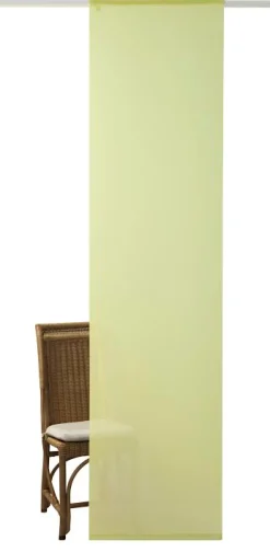 Schiebevorhang Flächenvorhang Saros uni grün 245x60cm