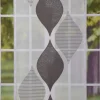 Schiebevorhang Flächenvorhang Flächenschal Paneel Scherli Effektvoile weiche Raute grau 60x245cm
