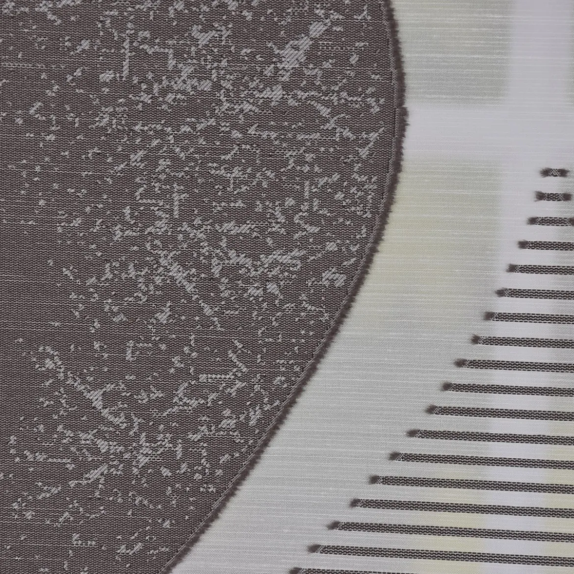 Schiebevorhang Flächenvorhang Flächenschal Paneel Scherli Effektvoile weiche Raute grau 60x245cm
