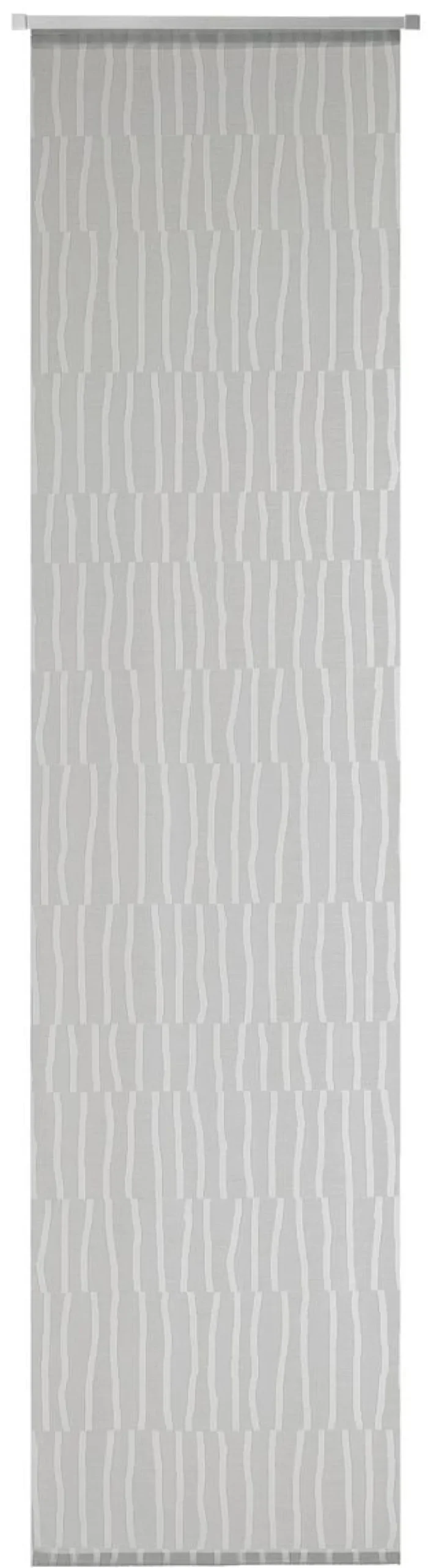 Schiebevorhang Flächenvorhang Scherli Streifen Miakdo grau 245x60cm